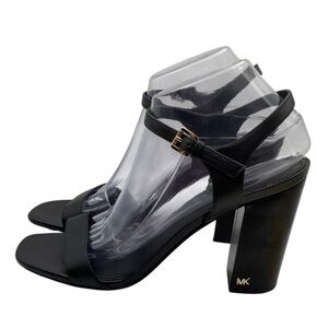 Michael Kors Black Heels with Ankle‎ Strap